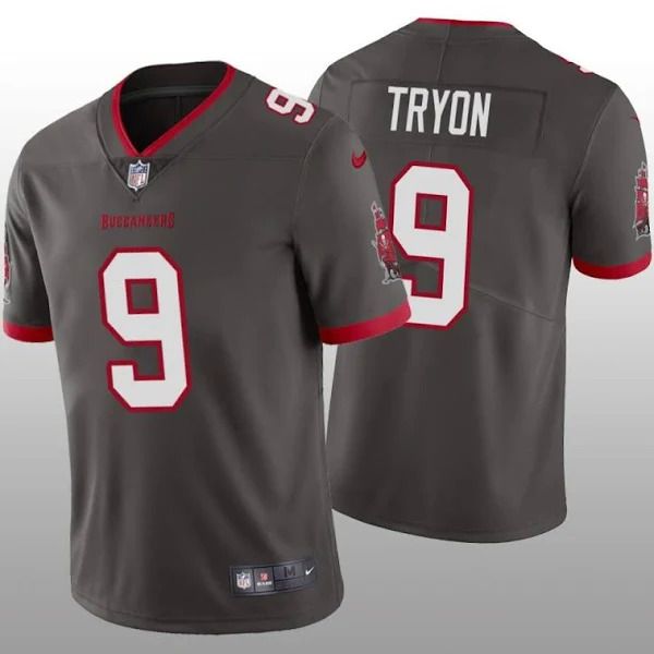 Men Tampa Bay Buccaneers #9 Joe Tryon Nike Grey Vapor Limited NFL Jersey->tampa bay buccaneers->NFL Jersey